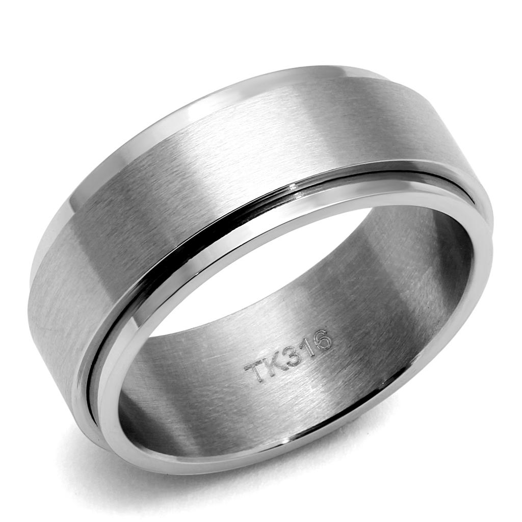 JCE2919-10 High polished (no plating) Stainless Steel Ring with No Stone-10